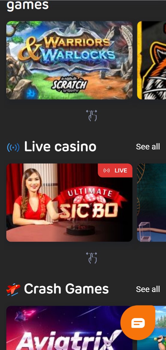 The third image of the app ,Online betting platform with the best betting games with highest cash rewards